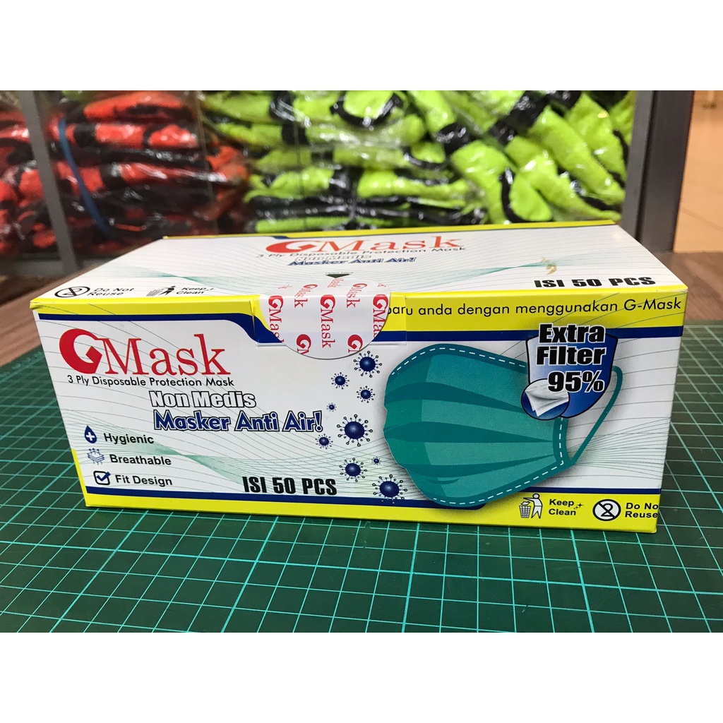 Masker Medis 3 Ply Surgical 3 ply Kemenkes Gmaks