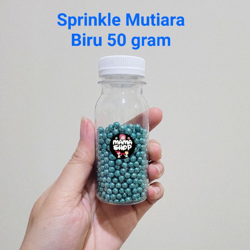 SPRINKLE MUTIARA SILVER GOLD BLUE PINK  PEARL CONFETTY CAKE HIASAN KUE CANTIK EDIBLE