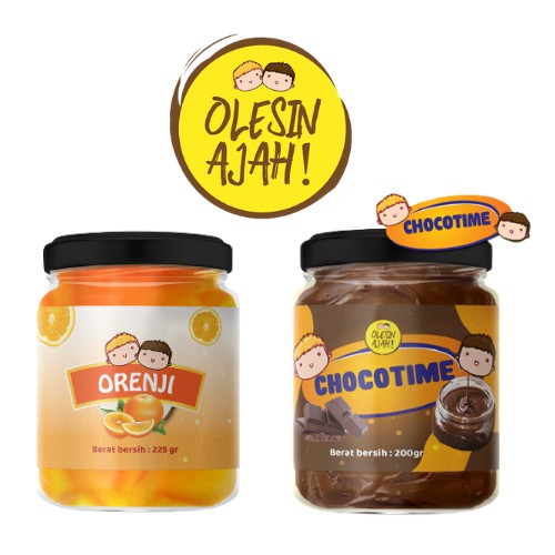 

Promo OlesinAjah Selai Orenji + Chocotime 200Gr