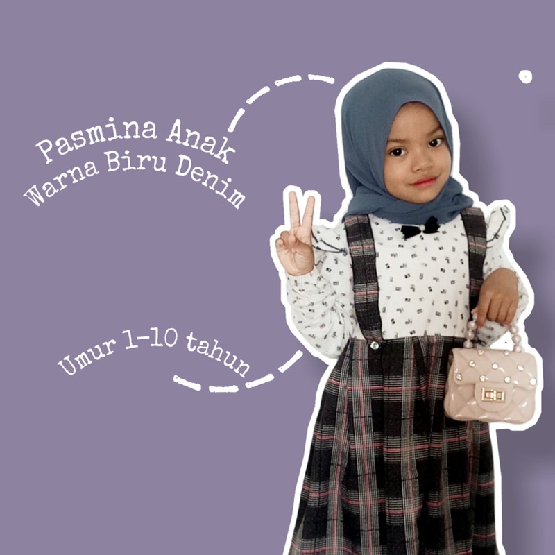 Pasmina anak / pashmina anak / jilbab anak perempuan