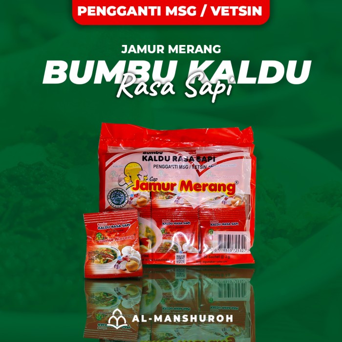 

kaldu jamur merang alami non msg pengganti vetsin micin - sapi