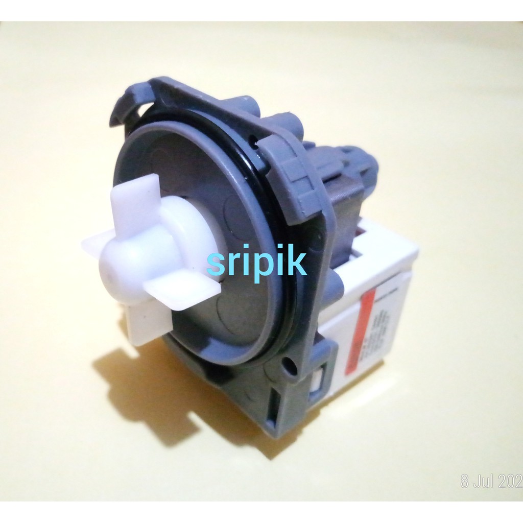 motor drain pump mesin cuci front loading universal electrolux LG dll model slot putar