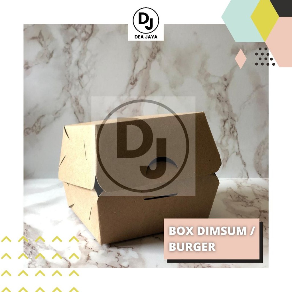 

BOX DIMSUM / BURGER (COKLAT / NATURE) LAMINASI