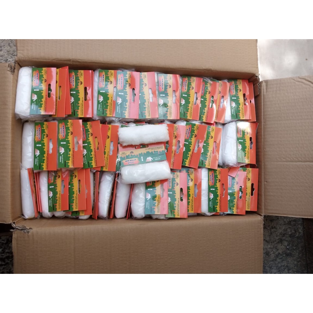 Refill mini roll kitz bulu kapal 4&quot; murah jakarta