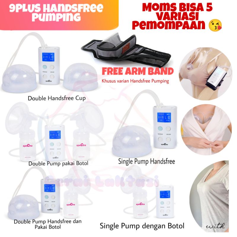 SPECTRA 9 PLUS 9+ 9PLUS ELECTRIC BREAST PUMP POMPA ASI ELEKTRIK NEW MOTOR HOSPITAL GRADE