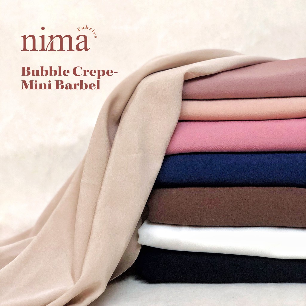 1/2 meter Kain Bubble Crepe (semacam Moss Crepe Premium) lebar 150cm