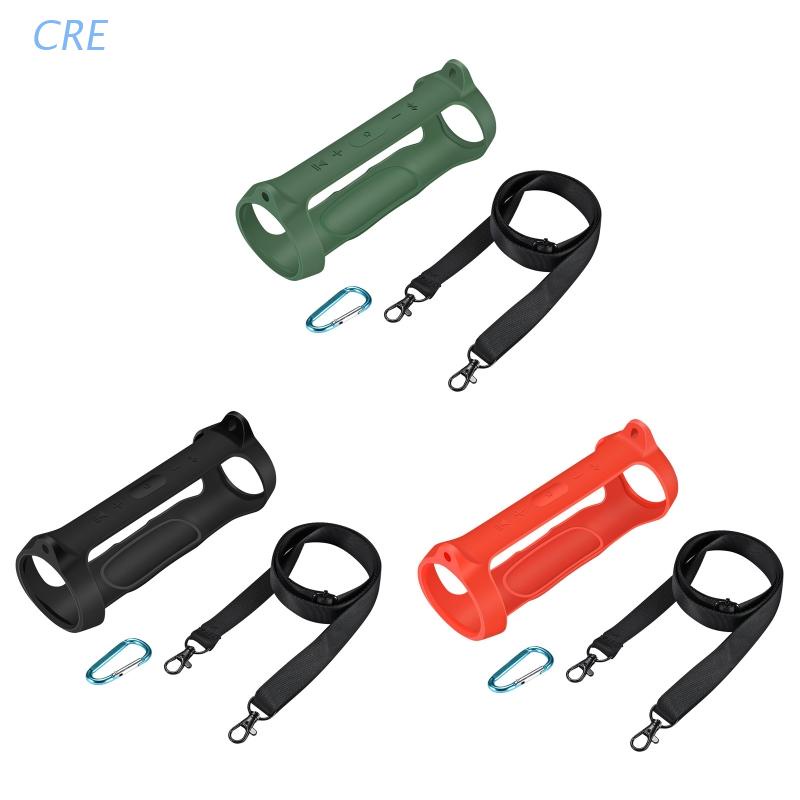 Cre Soft Case Silikon Dengan Carabiner Untuk Earphone JBL Charge Essential