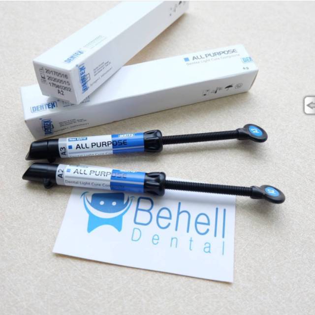 COMPOSITE DENTEX VENEER DX A1 A2 A3 A3.5 - Dental Bahan Direct Veneers Gigi Kelinci Komposit - Lem Gigi Kelinci - Bahan Tambal Tambalan Penambal Gigi Permanen - Behelldental