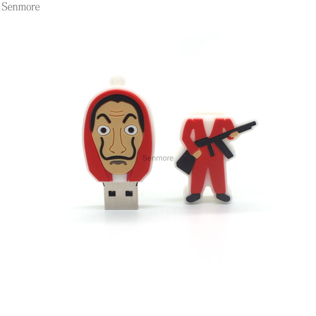 Pendrive 1gb 8GB 16GB 32GB 64GB 128GB 1TB 2TB Pendrive Desain Kartun Kumis Untuk Hadiah