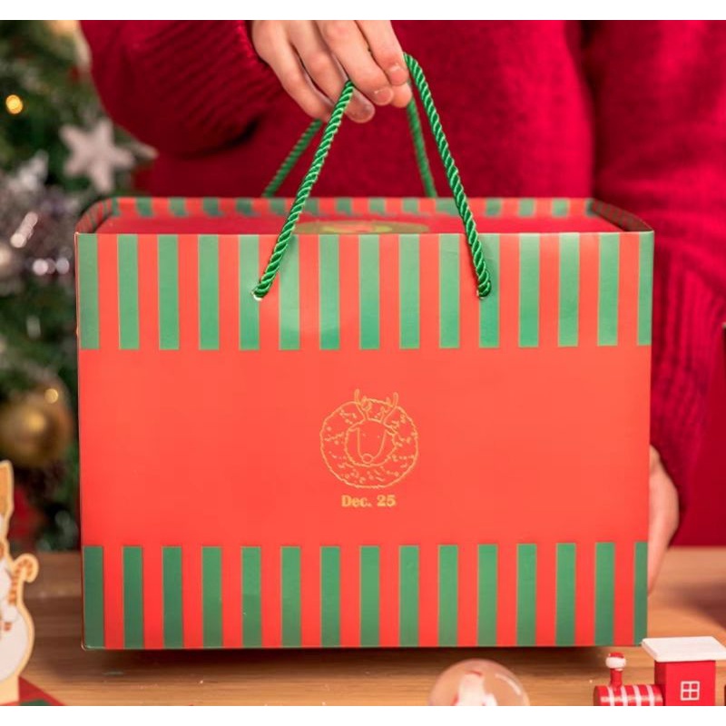 

Winder 3D Box / Kotak Packaging Natal / Paperbag Christmas Hampers