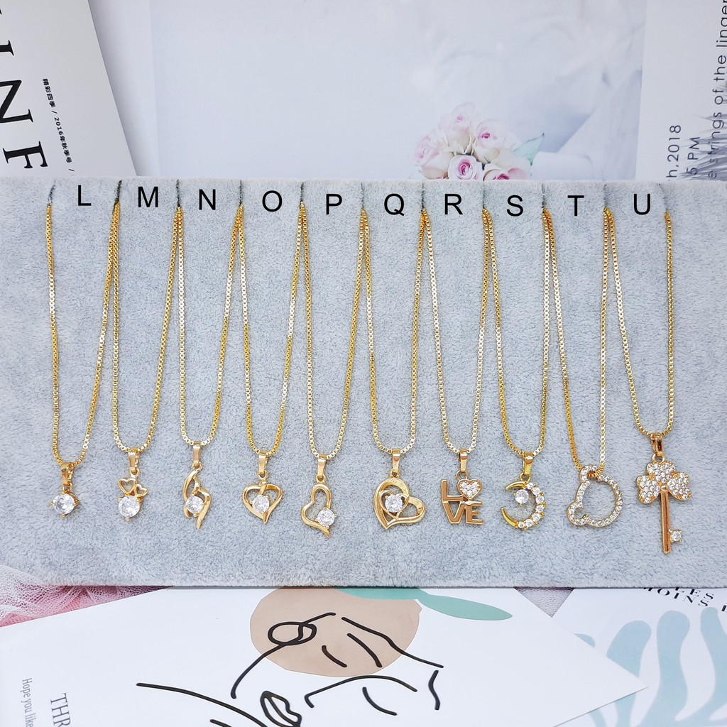 Kalung Xuping Wanita Batu Ungu Kupu RINN Jewelry - BN202