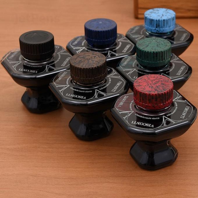 

Visconti Fountain Pen Ink Bottle 60ml Refill | Leonardo Tinta Sapiens - Black