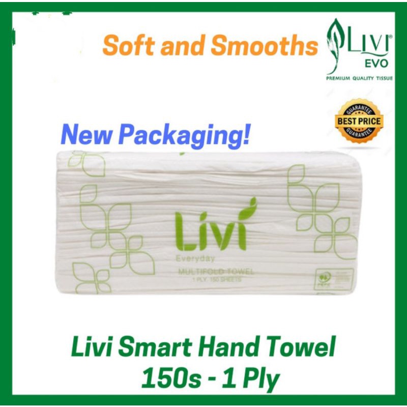 Tissue Tisu Livi Smart Hand Towel 150s