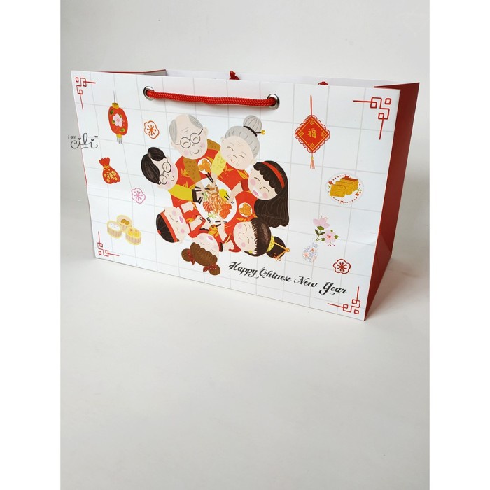 

(TERLARIS) (PPRBAG.YUSHENG) paperbag cny imlek sincia iamcili 27x14.5x17