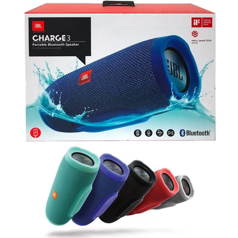 Speaker Bluetooth JBL Charge 3 Waterproof Powerbank OEM Speaker JBL Speaker Portable Spiker JBL