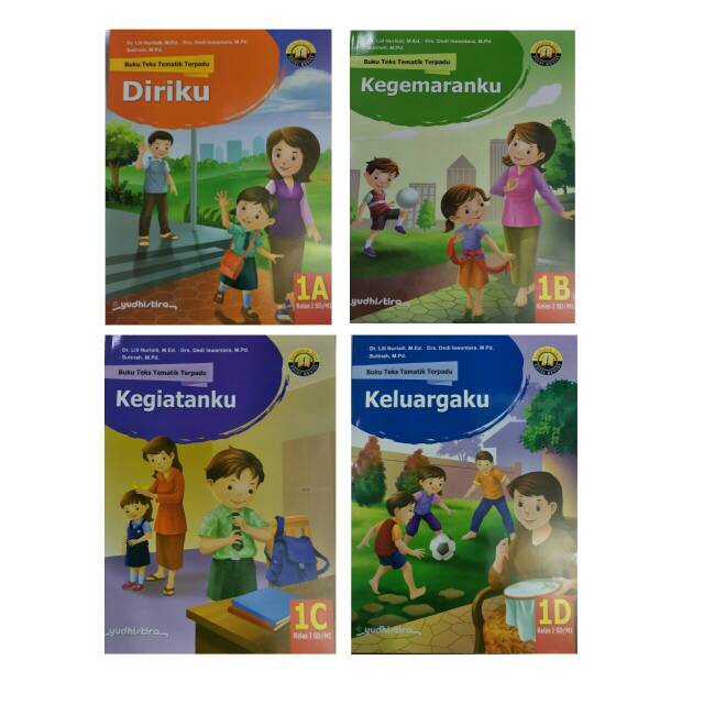 Buku Teks Tematik Terpadu 1a Diriku,  1b Kegemaranku, 1c Kegiatanku, 1d Keluargaku penerbit Yudistir