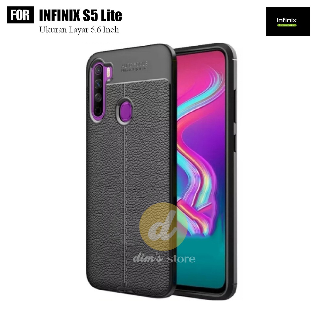 Soft Case Infinix S5 Lite Premium TPU Autofocus Leather