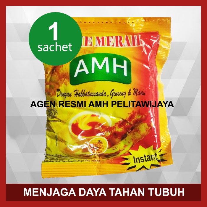 Jahe Merah AMH Agen Ecer Distributor Kesehatan Herbal Halal