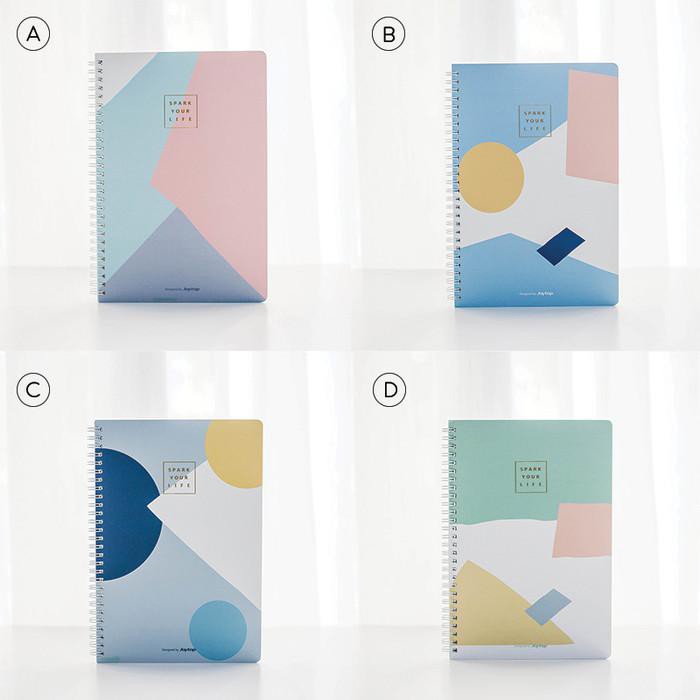 

Scandinavia Spiral Ruled Notebook B5 / Buku Tulis / Buku Catatan - Varian A