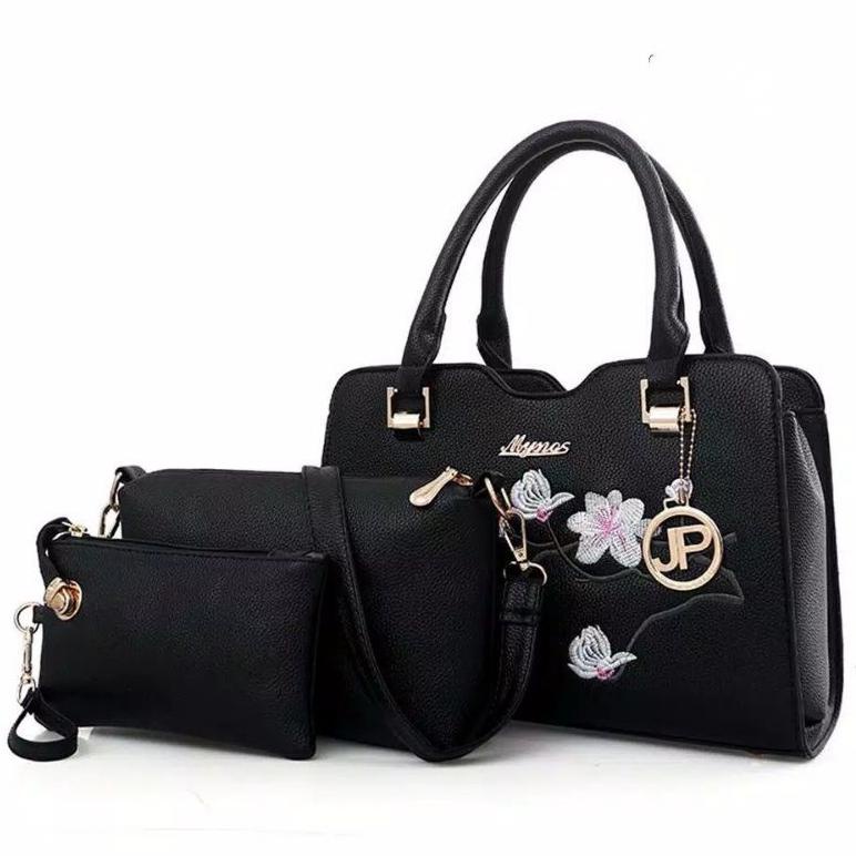 READY STOCK BFS KAHIANG_tas selempang wanita 3in1 2585 ㍽