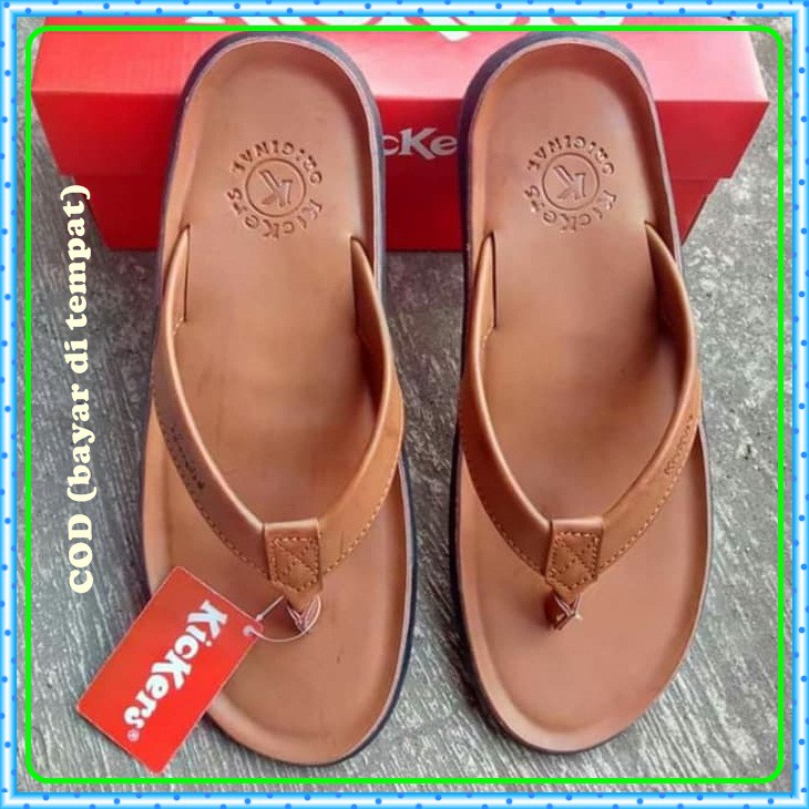 sendal kickers pria kulit best seller SANDAL SENDAL PRIA CASUAL PRIA SANDAL PRIA KULIT PRIA TERBARU