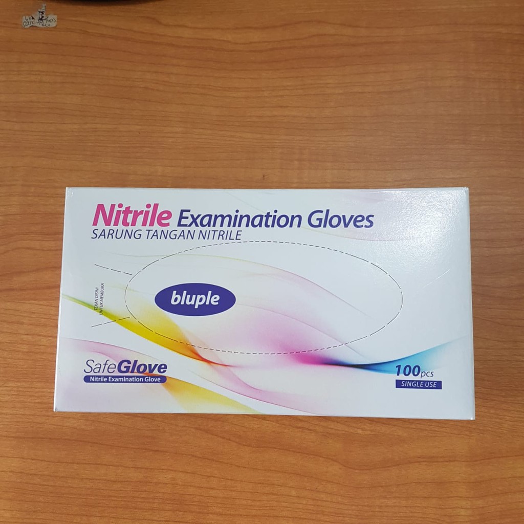 SARUNG TANGAN NITRILE .  HANDSCOON NITRIL . SARUNG TANGAN TANPA BEDAK . NON ALERGI . HAND GLOVE GLOVES