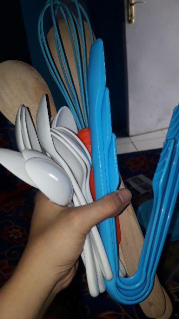 3 Pcs Green Leaf Salad Tongs / 3 Pcs Penjepit Makanan Green Leaf