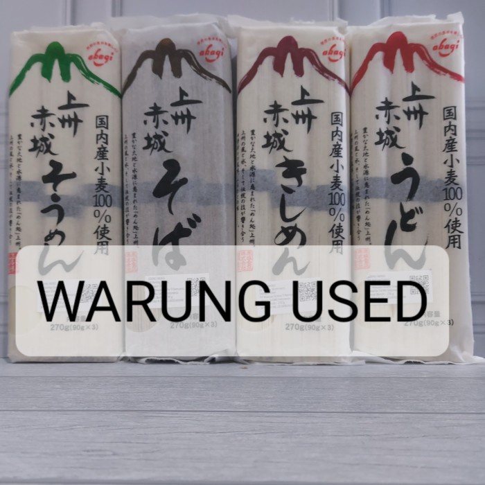 

impor-mie- akagi joshu somen / soba / udon / kishimen 270gr made in japan - udon -mie-impor.