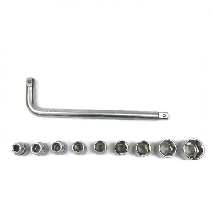Socket Wrench Set 10 in 1 - Kunci Sok Multiguna