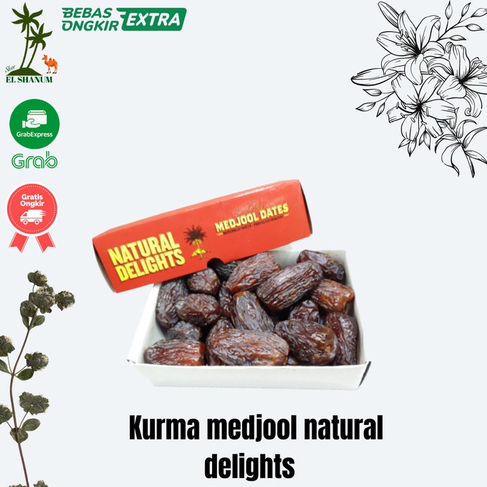 

Kurma Medjool Natural Delights Fresh Dates 1kg / Medjol Dates / medium