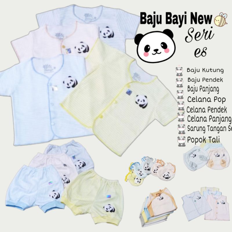 Baju bayi 0-3m NASUKA halus isi 4 / Baju bayi new born / Baju bayi premium