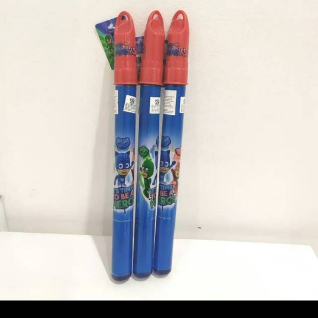 Mainan Gelembung Sabun PJ Masks Harga per 1 biji Bubble Wand Tahan Lama ORI