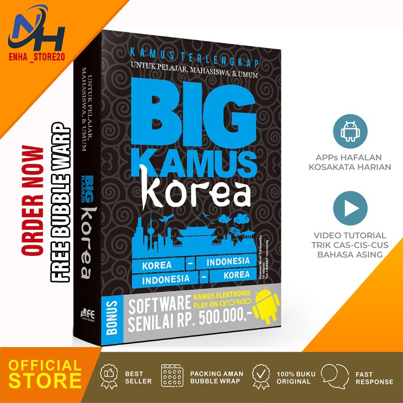 BUKU KAMUS KOREA BIG KAMUS KOREA – INDONESIA