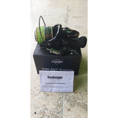Reel Seaknight Treant ii 6000 + PE Jof