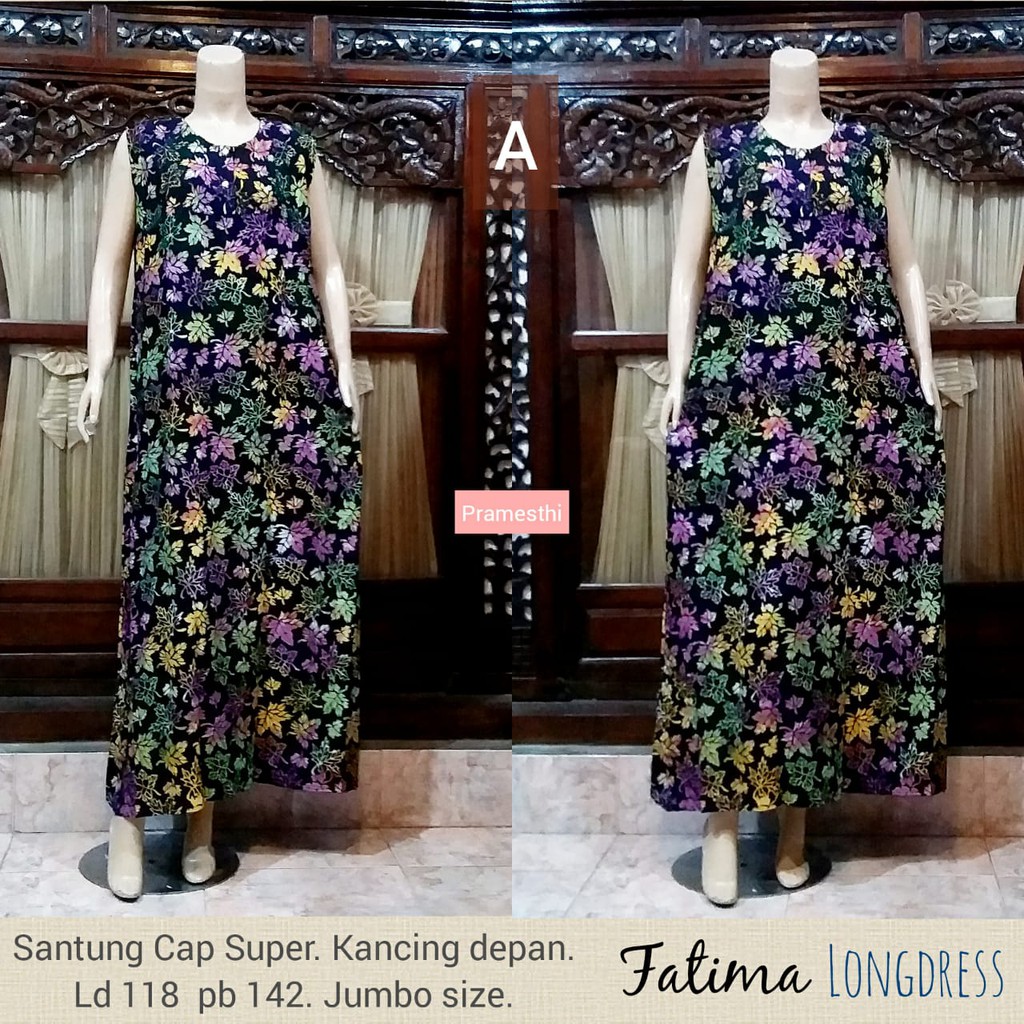 Terlaris Vania Batik Fatima Longdress / Batik Wanita/ Batik Solo z9DWZmHq8k53X