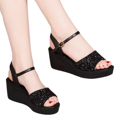 AR - Sendal Wedges Spon Tali Gesper JN 04