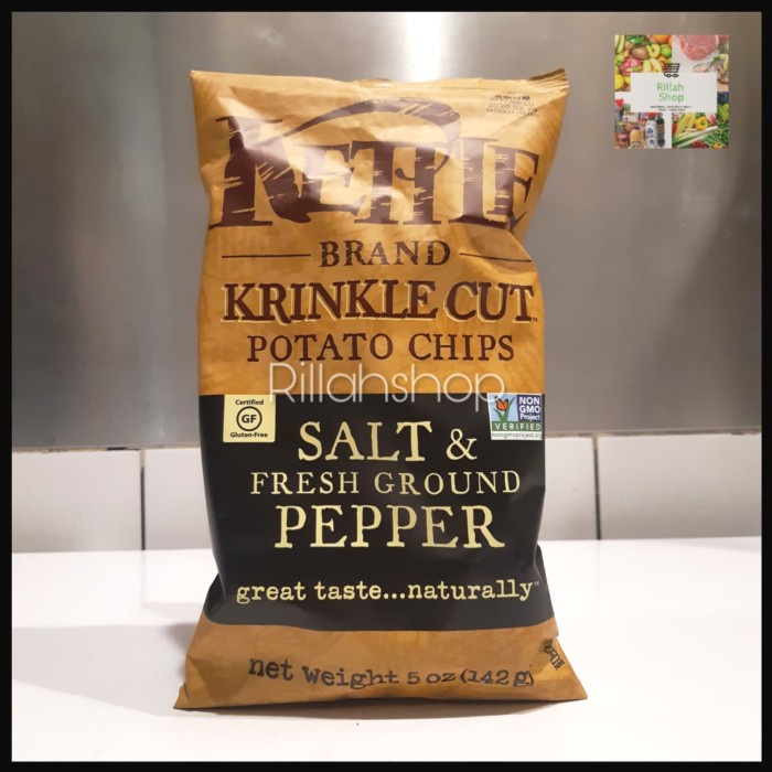 

BEST SELLER KETTLE BRAND SALT & FRESH GROUND PEPPER POTATO CHIPS SNACK