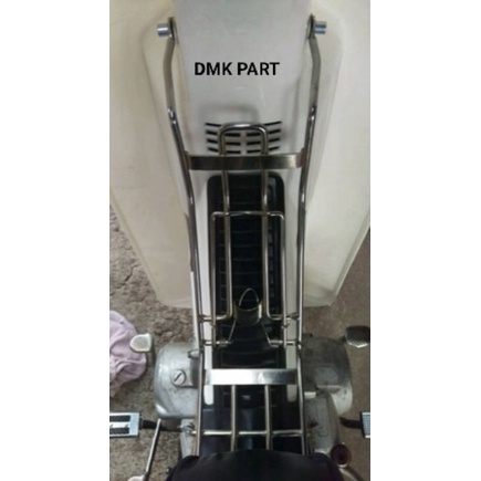 rak jepit tengah honda astrea grand besi crom bagus