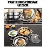 panci kukus 2 tingkat