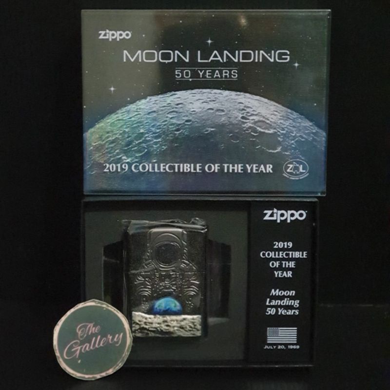 ⭐⭐⭐⭐⭐ 29862 ORIGINAL ZIPPO COTY 2019 MOON LANDING