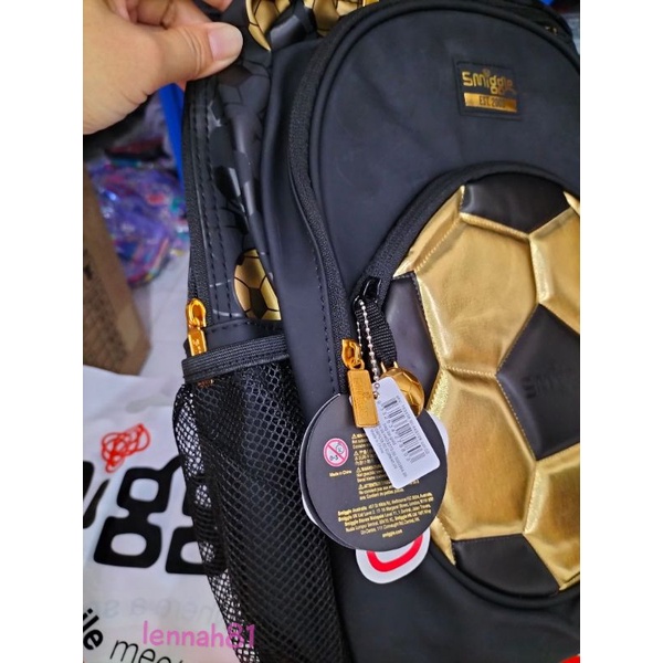 TAS RANSEL ANAK SEKOLAH SD /RANSEL SOCCER BLACK GOLD/ BACKPACK