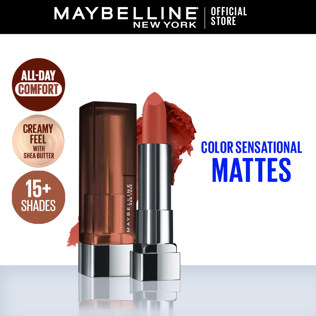 Maybelline Color Sensational The Creamy Mattes - Matte Lipstick Make Up