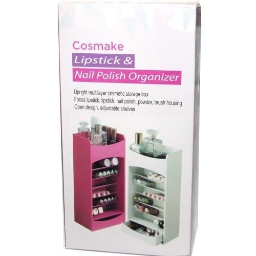 Cosmake Lipstik &amp; Cat Kuku Organizer Penyimpanan Makeup