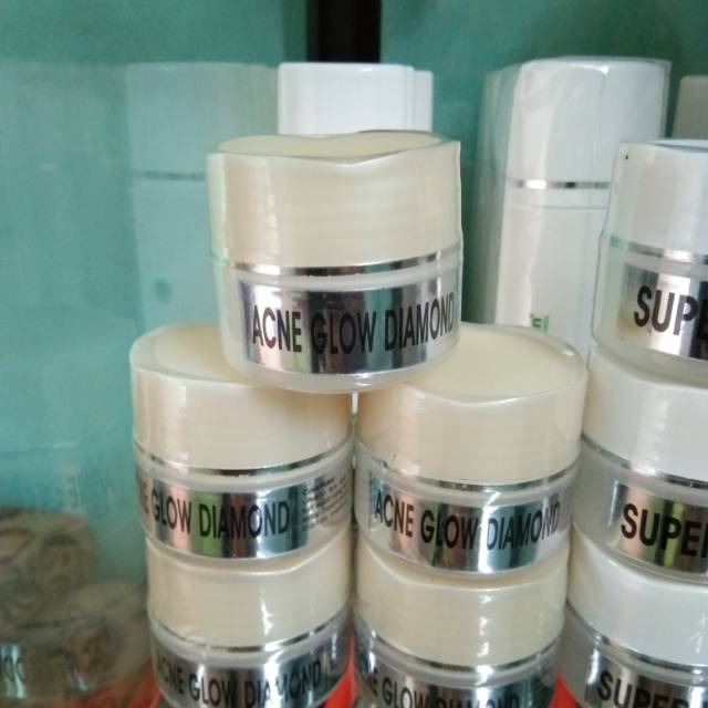 Cream malam Acne glow diamond/Terlaris/Termurah