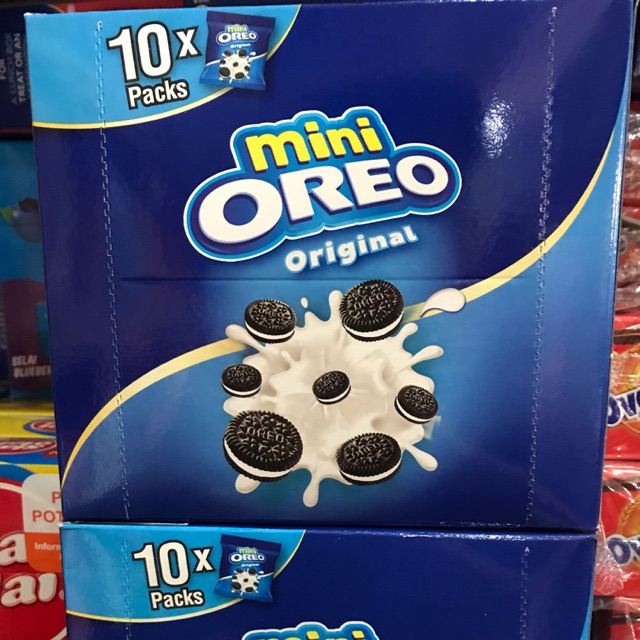 Oreo Mini Original 1 box isi 10 sachet