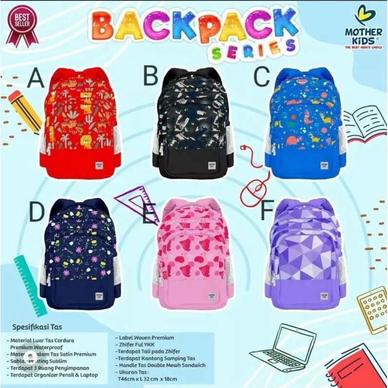 BAG SCHOOL MOTHER KIDS