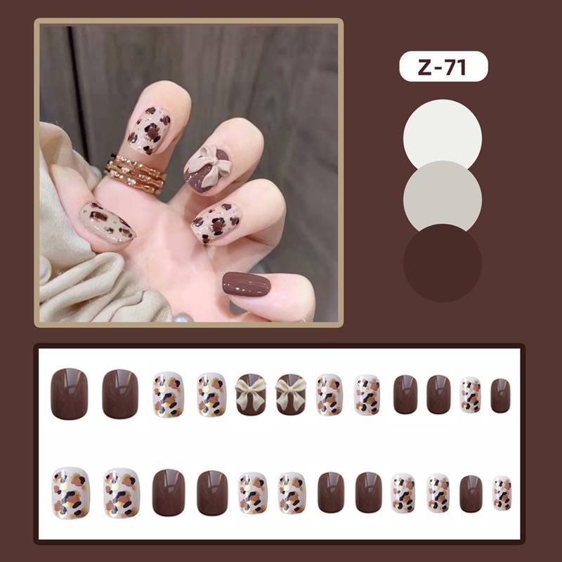 Kuku Palsu 【A125，lem sticker】Nikah kuku Wedding False Nailart Pengantin Tangan