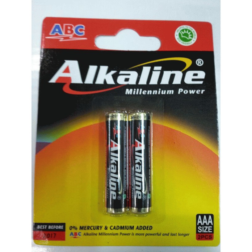 Baterai battery Alkaline ABC AAA A3 2 Pcs