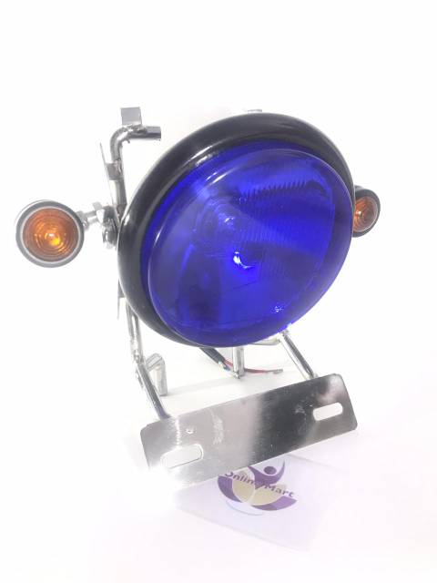 Lampu pesek plus breket tulang cb 100 gl pro megapro tiger plus sen hitam