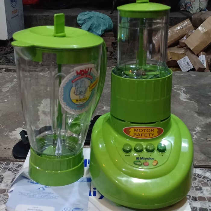 PAKET MESIN BLENDER + SET JAR 1Ltr + Chopper bumbu MIYAKO ORIGINAL